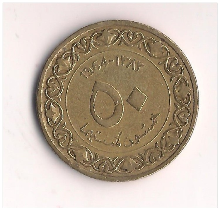 ARGELIA  50  CENTIMES 1964 - Argentina