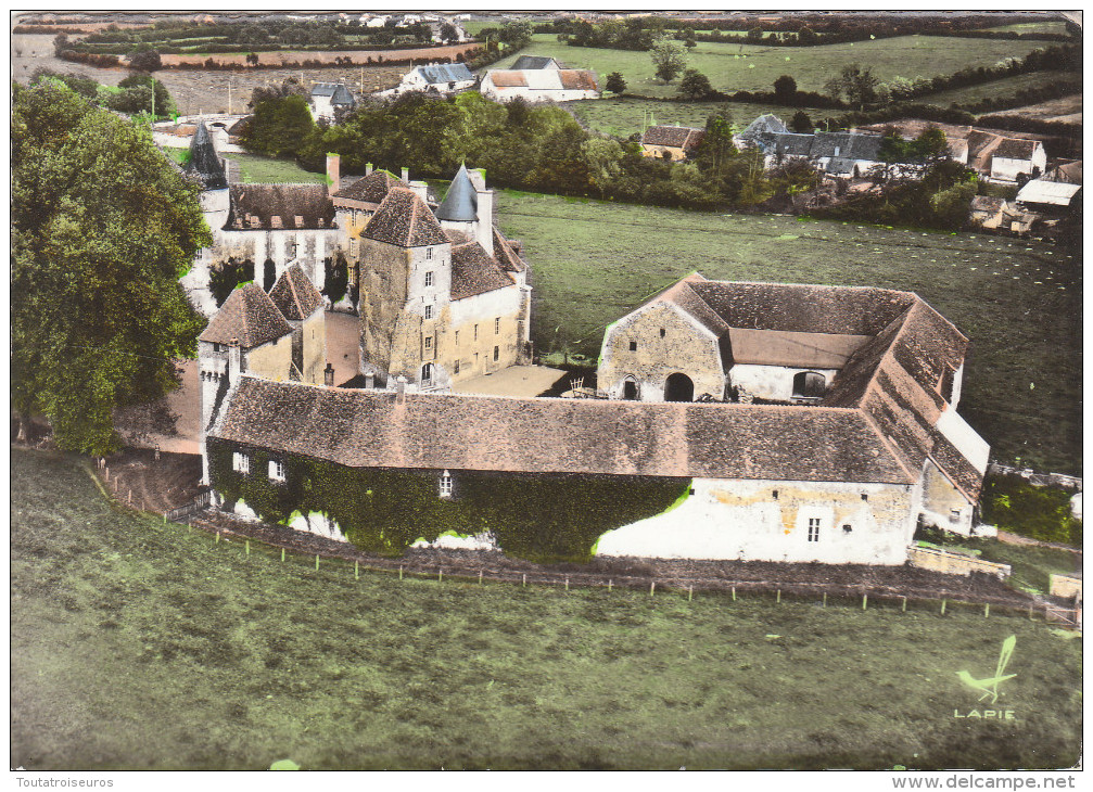 VANDENESSE  ( 58 ) Le Château ( Vue Aérienne )   ( Port Gratuit ) - Autres & Non Classés