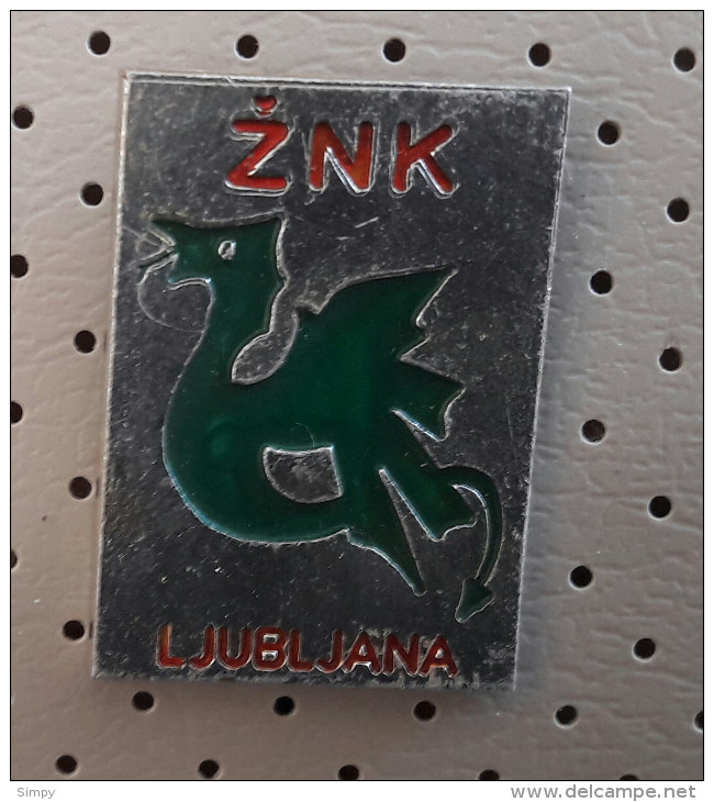 Womens Football Club ZNK Ljubljana  Soccer Slovenia Ex Yugoslavia Vintage Pin - Roeisport