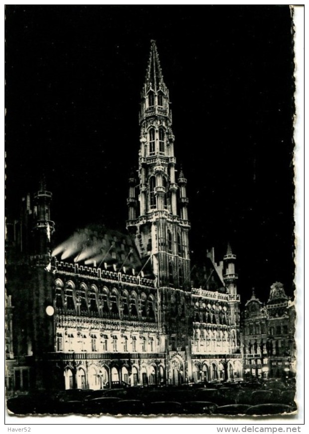 Brussel - Stadhuis - Brüssel Bei Nacht