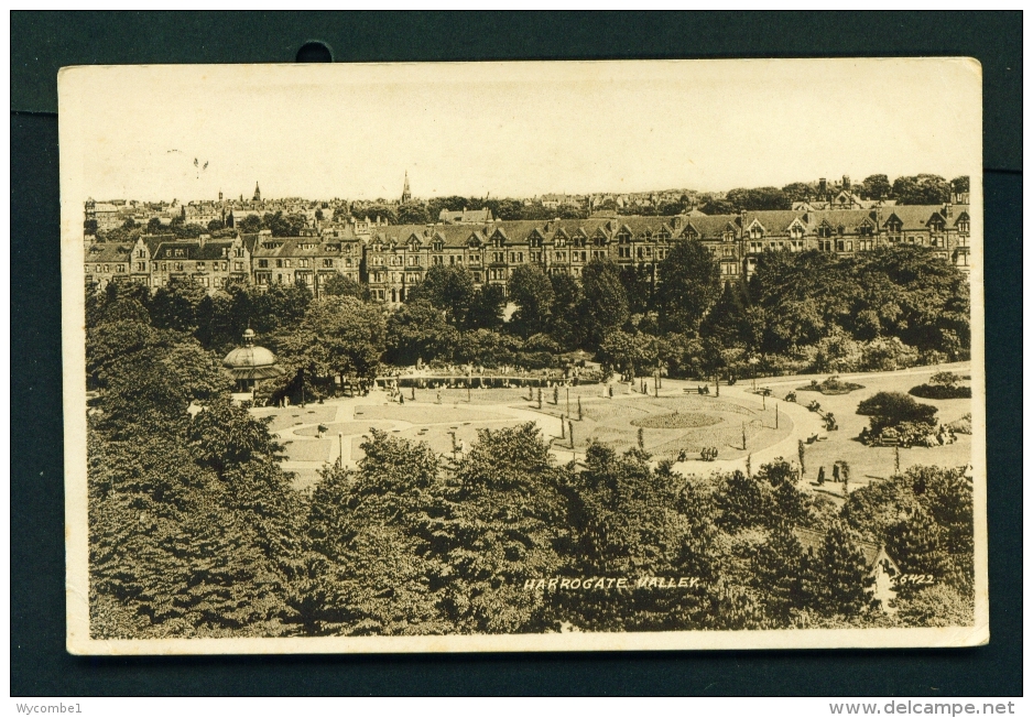 ENGLAND  -  Harrogate Valley  Used Vintage Postcard As Scans - Harrogate