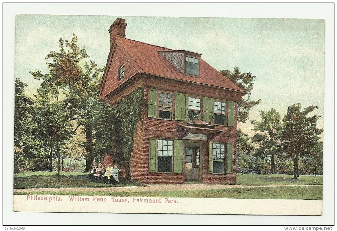 PHILADELPHIA WILLIAM PENN HOUSE, FAIRMONT PARK NV FP - Philadelphia