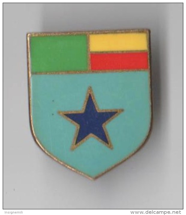 INSIGNE ECU GENDARMERIE ASSISTANCE TECHNIQUE DAHOMEY  - DRAGO PARIS - Police