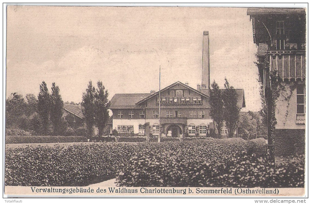 SOMMERFELD Kremmen Verwaltungsgebäude Des Waldhaus Charlottenburg Ungelaufen - Sommerfeld