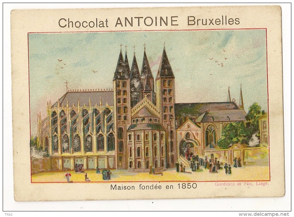 S4755 - Chocolat Antoine Bruxelles - La Cathédrale De Tournai (N°42) - Autres & Non Classés