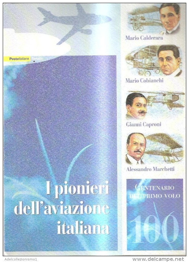 53190)  Folder Dei Pionieri Dell'aviazione Italiana - 12 Settembre 2003 - Folder