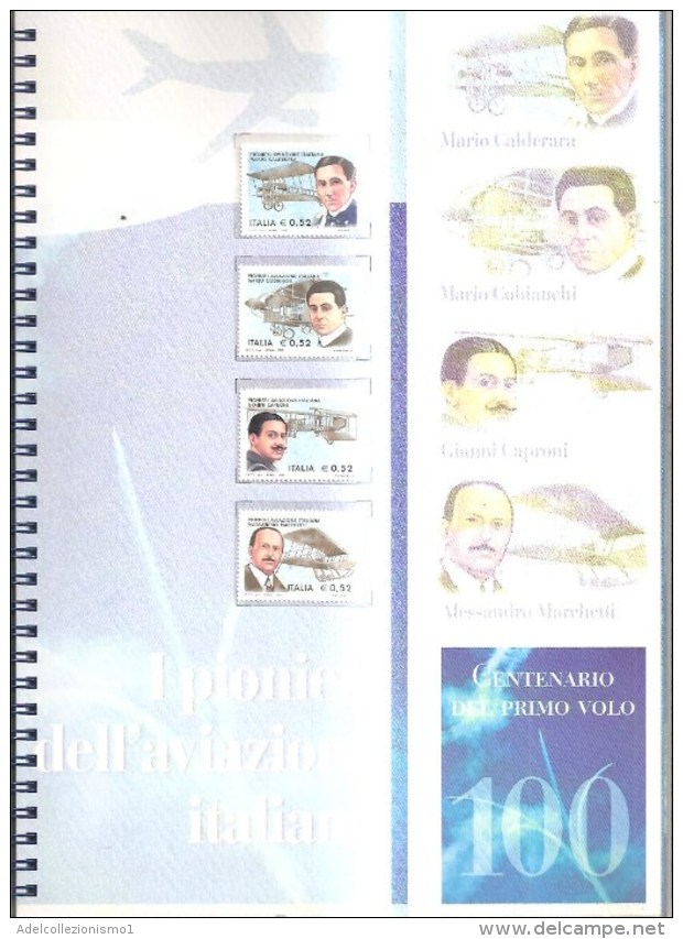 53190)  Folder Dei Pionieri Dell'aviazione Italiana - 12 Settembre 2003 - Folder