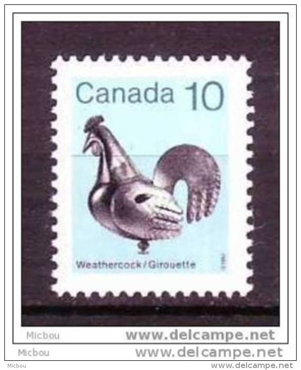 Canada, 1982, #921, Coq, Girouette, Météorologie, Rooster, Meteorology - Climat & Météorologie