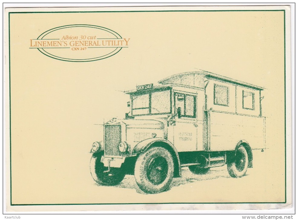 ALBION 30 CWT - Linemen's General Utility - Transporter & LKW