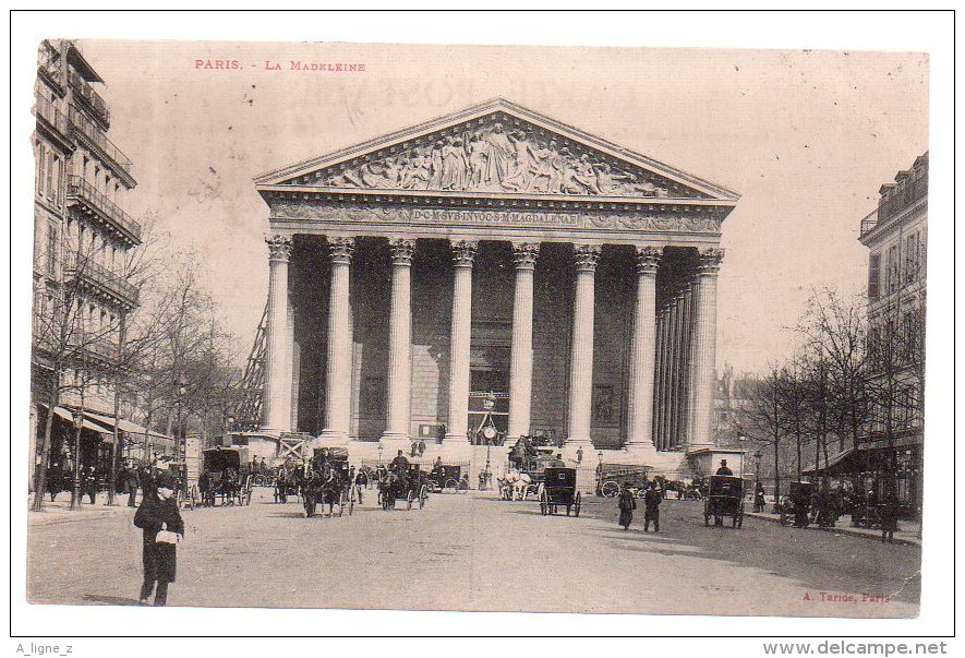 REF 248: CPA 75 PARIS La Madeleine En Travaux Coté Gauche - Arrondissement: 01