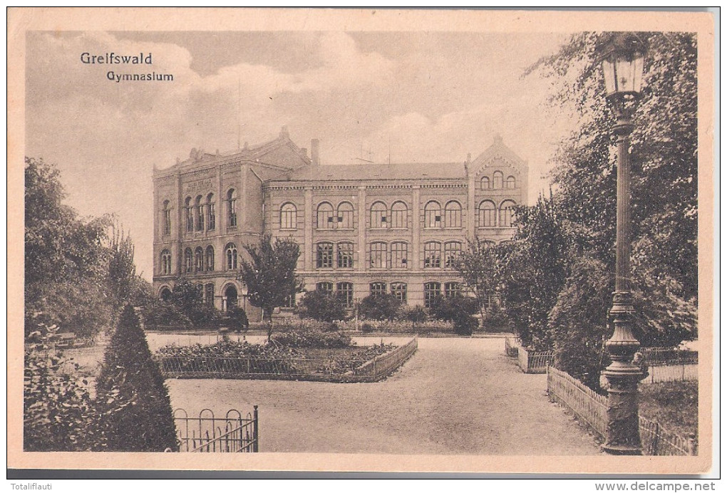 GREIFSWALD Gymnasium Ungelaufen - Greifswald