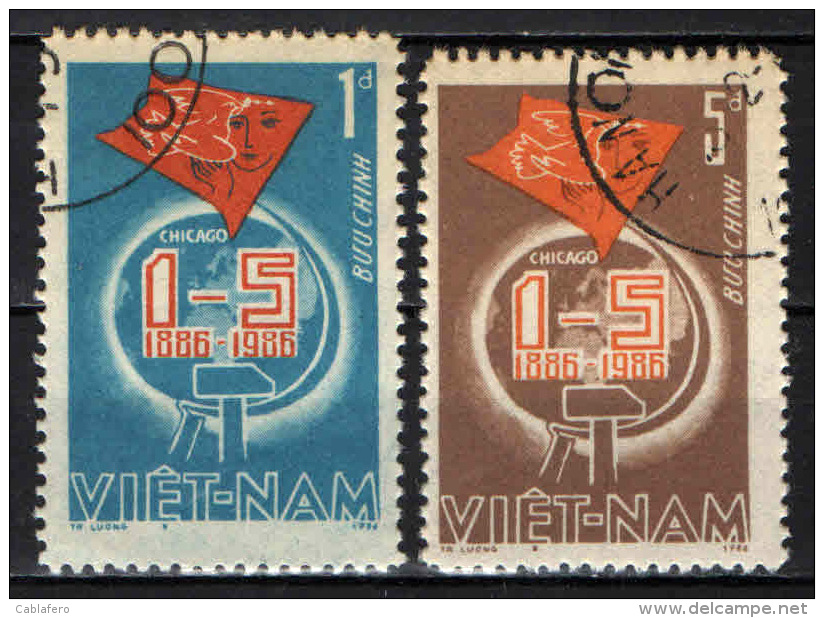 VIETNAM - 1986 - PRIMO MAGGIO - USATI - Vietnam