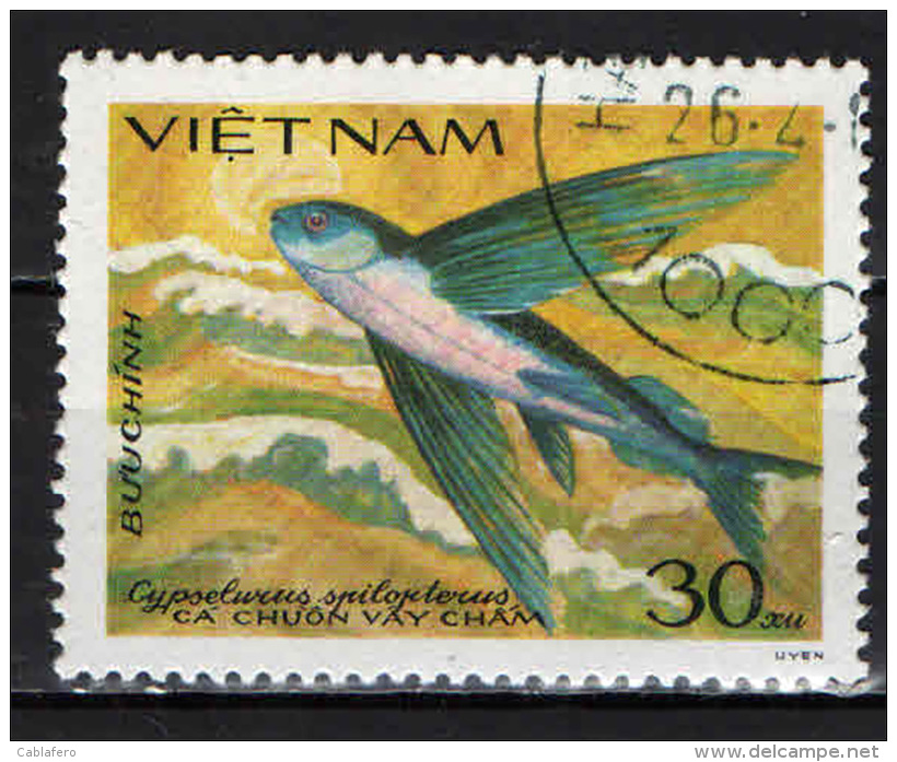 VIETNAM - 1984 - PESCE - FISH - USATO - Vietnam