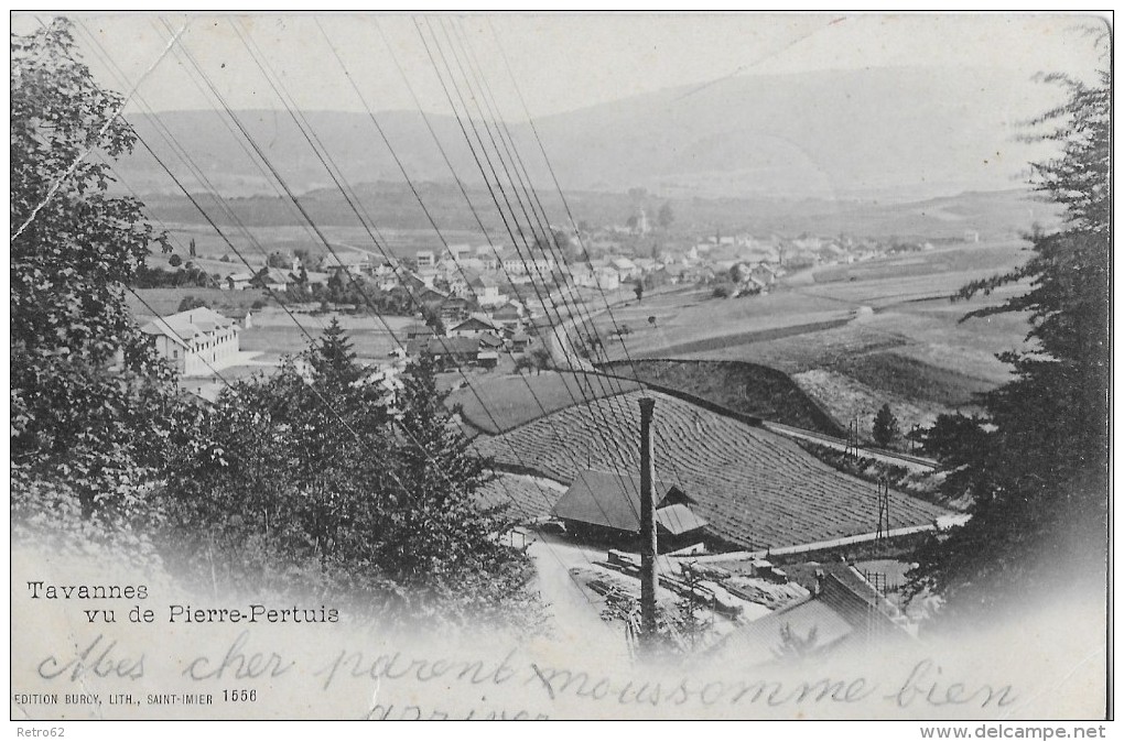 TAVANNES  &#8594; Tavannes Vu De Pierre-Pertuis 1902 - Tavannes