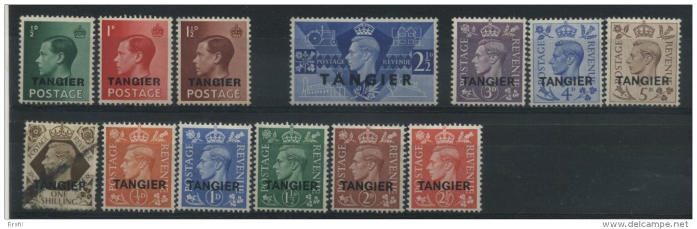 Tangeri Lotto Spezzature Nuove (*) E Usate - Morocco Agencies / Tangier (...-1958)