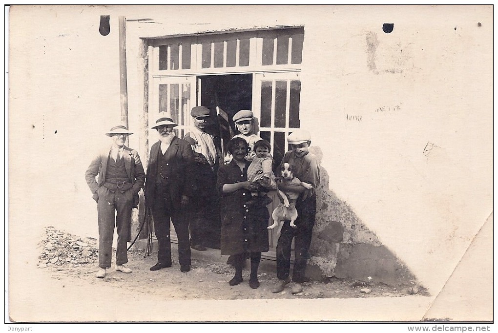 VENDEE - Champagné Les Marais - RARE CARTE PHOTO MENUISERIE PINEAU - Other & Unclassified