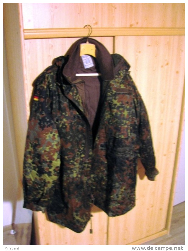 PARKA DE COMBAT ALLEMANDE , FLECKTARN , COMPLETE - Uniformes