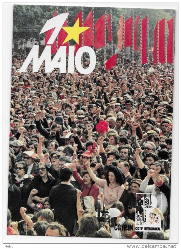 PORTUGAL- Manifestação Do 1º De Maio - 1974 "Dia Do Trabalhador". CGTP-IN. - Labor Unions