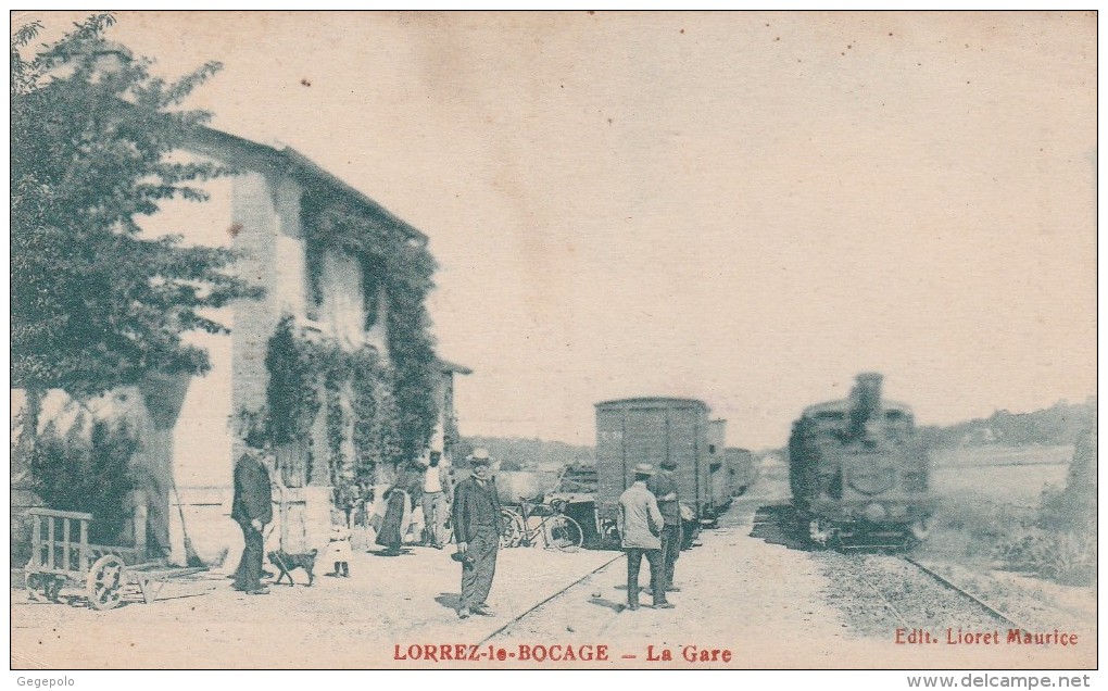 LORREZ Le BOCAGE -  La Gare - Lorrez Le Bocage Preaux