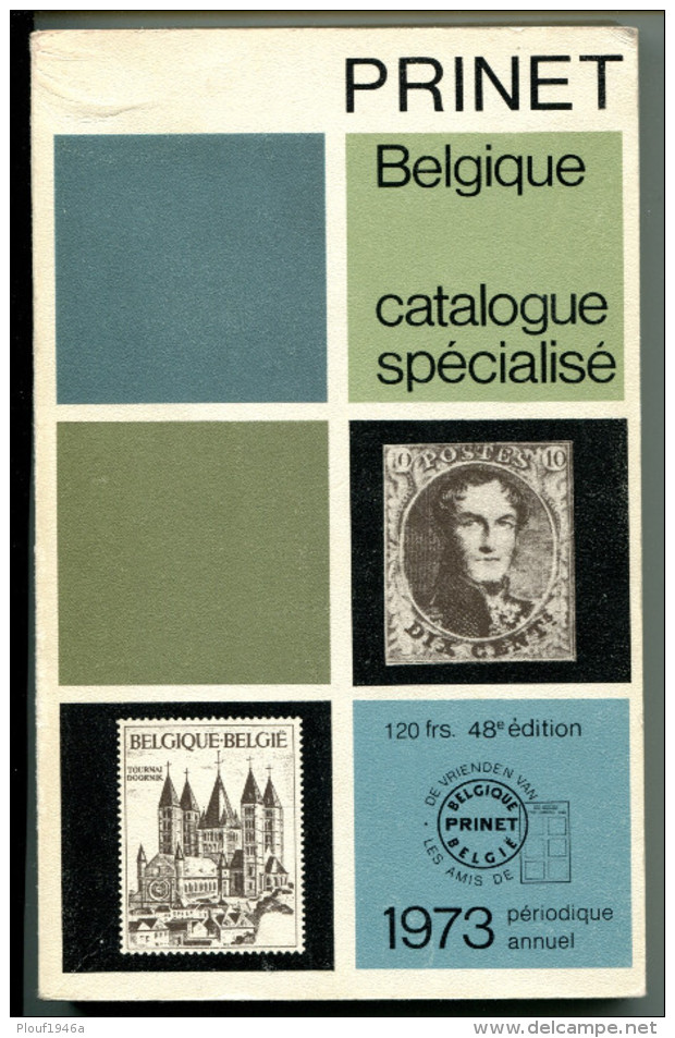 Belgique : Prinet 1973, Catalogue Spécialisé - Belgique