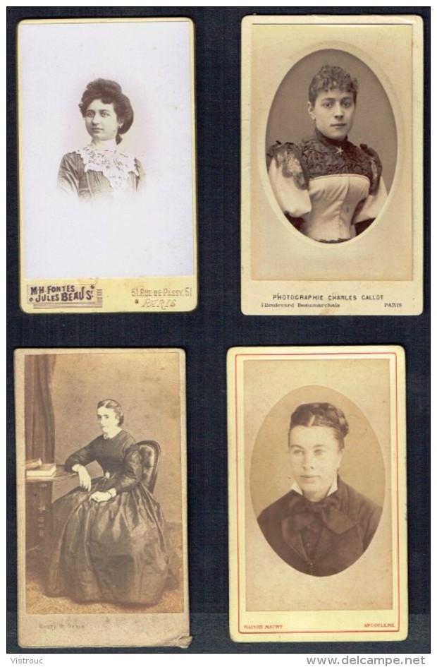 4 Anciennes Photos De Femmes (5). - Personnes Anonymes