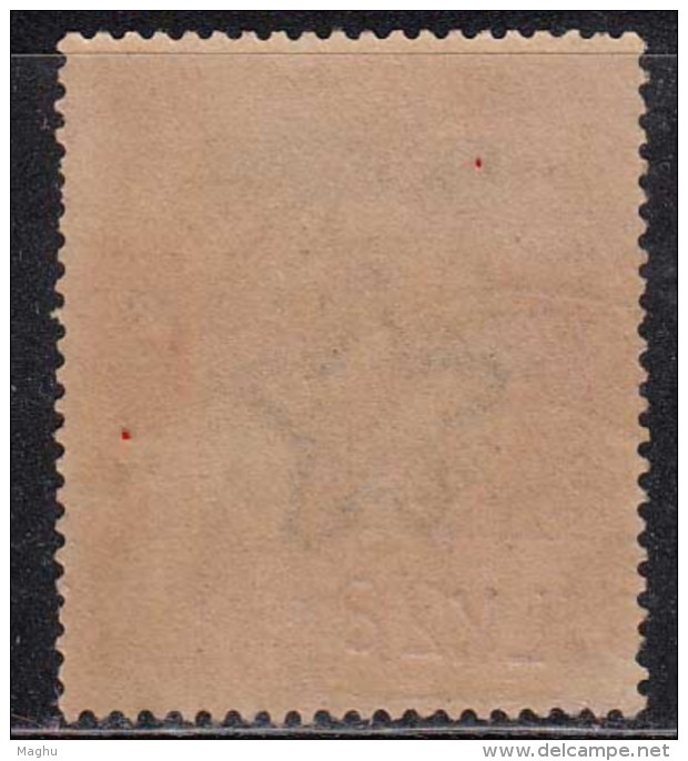 India Used In Burma, Rangoon Postmark, Rs 10 Wmk Single Star, King George V Series, British India Used 1911 - Burma (...-1947)