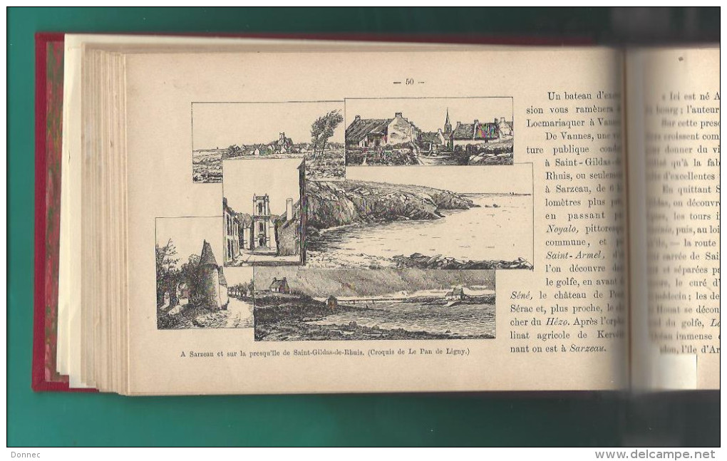 Côtes Bretonnes De Nantes à Brest Et Basse Loire , 125 Dessins , Rel. Toile  126 P. S.d. ( Vers 1892 ) Défauts - Autres & Non Classés