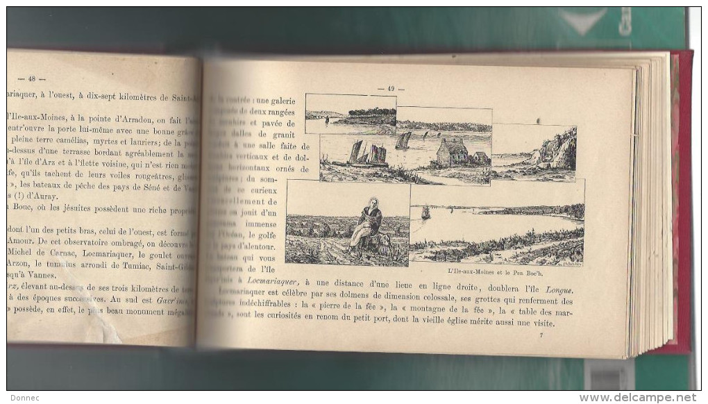 Côtes Bretonnes De Nantes à Brest Et Basse Loire , 125 Dessins , Rel. Toile  126 P. S.d. ( Vers 1892 ) Défauts - Autres & Non Classés