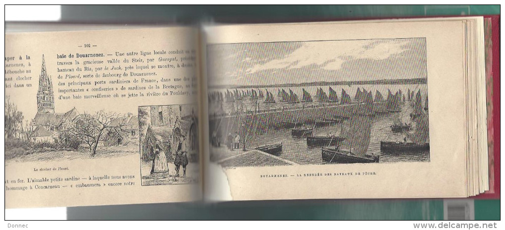 Côtes Bretonnes De Nantes à Brest Et Basse Loire , 125 Dessins , Rel. Toile  126 P. S.d. ( Vers 1892 ) Défauts - Autres & Non Classés