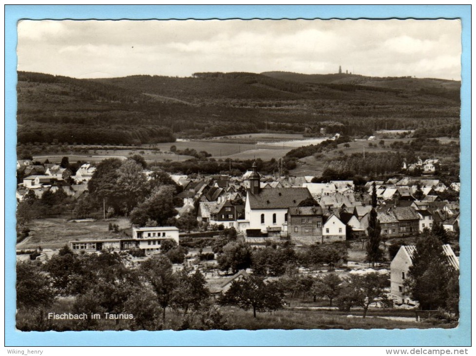 Kelkheim Fischbach Im Taunus - S/w Ortsansicht 1 - Kelkheim