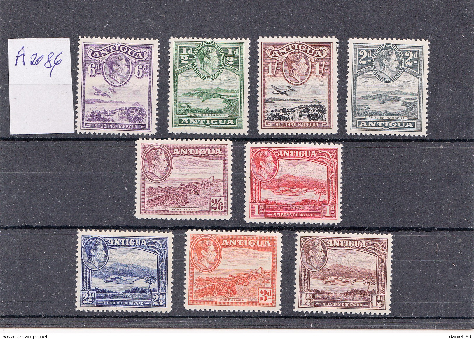 Antigua 1938, Mint.  VF, A2086 - 1858-1960 Crown Colony