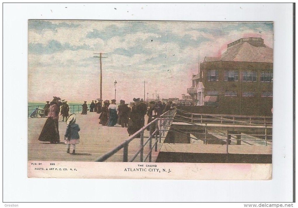 ATLANTIC CITY N J  205 THE CASINO 1908 - Atlantic City