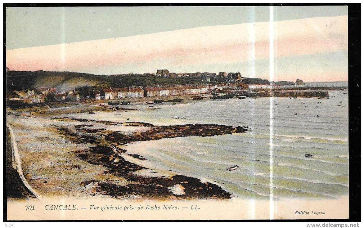 N°201  - CANCALE - VUE GENERALE PRISE DE LA ROCHE NOIRE    ( Trait Blanc Défaut De Scan ) - Odd39 - Cancale