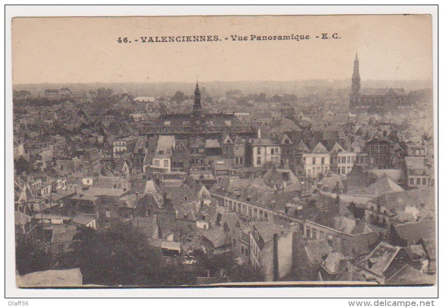 CPA NORD 59 VALENCIENNES Vue Panoramique N°46 - Valenciennes