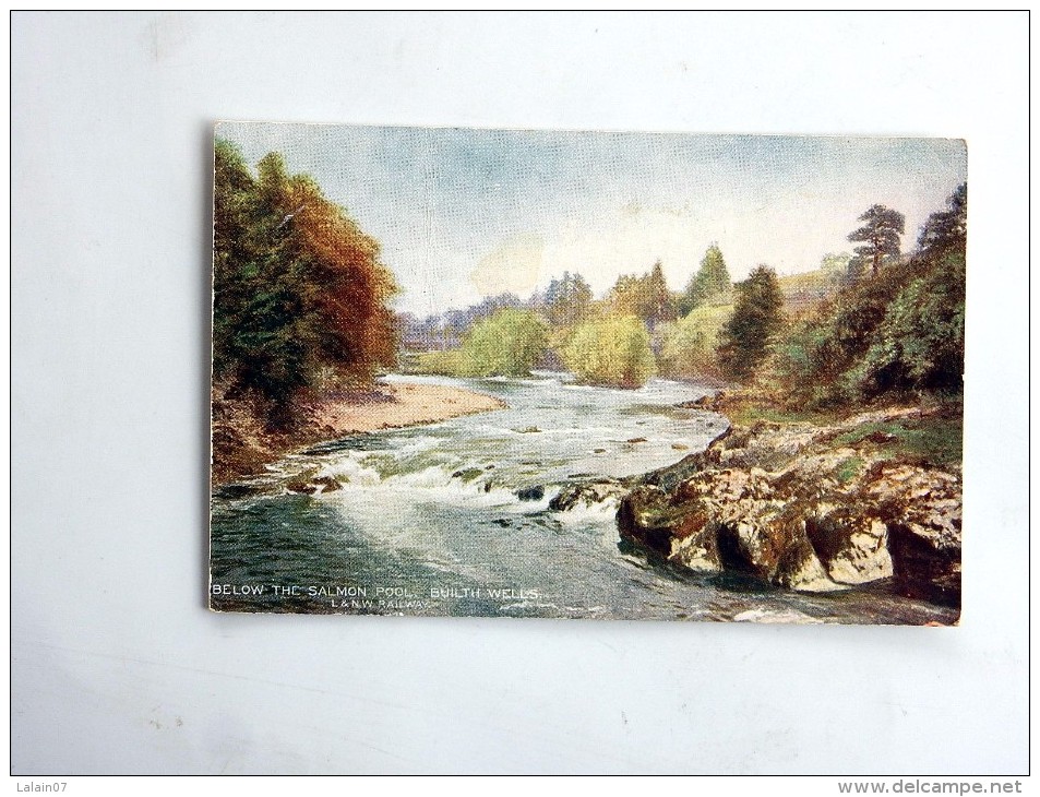 Carte Postale Ancienne : Below The Salmon Pool, Builth Wells - Breconshire