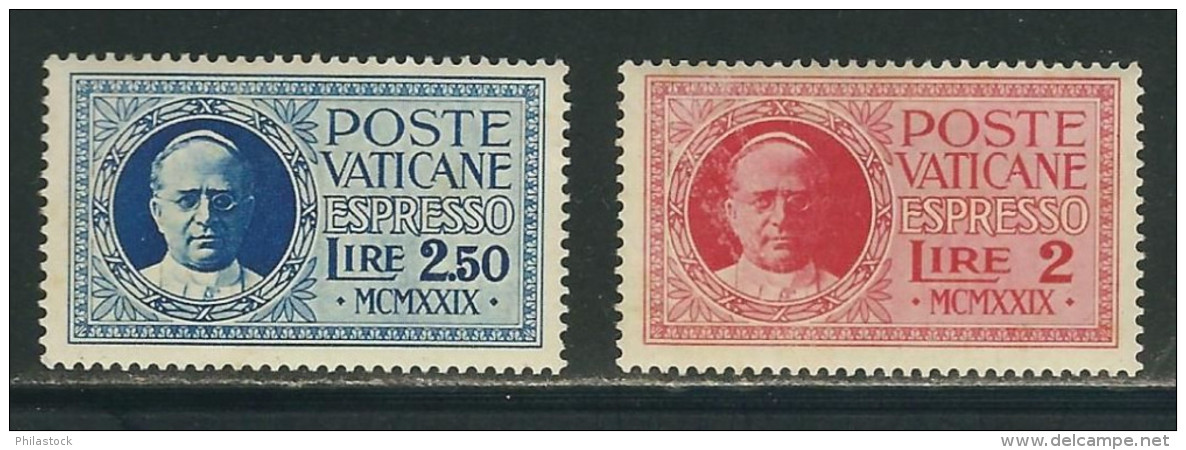 VATICAN Exprés  N° 1 & 2 ** - Priority Mail