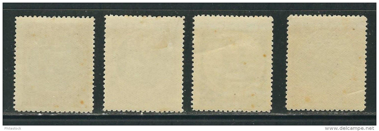 GRECE   N° 371 à 374 * - Unused Stamps