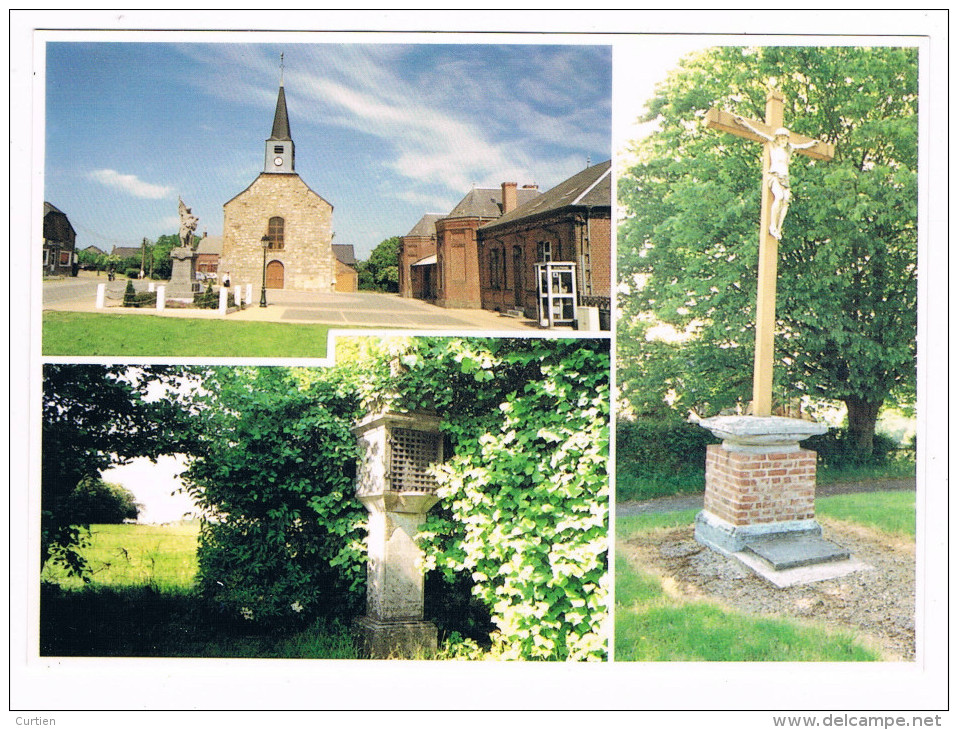 CLAIRFONTAINE  02  église Chapelle Calvaire . Multi Vues - Autres & Non Classés