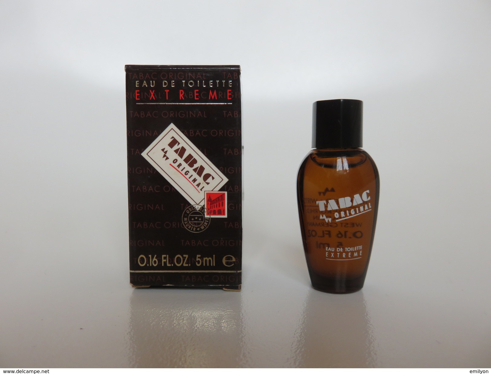 Tabac Original - Eau De Toilette Extrême - 5 ML - Miniaturen Flesjes Heer (met Doos)