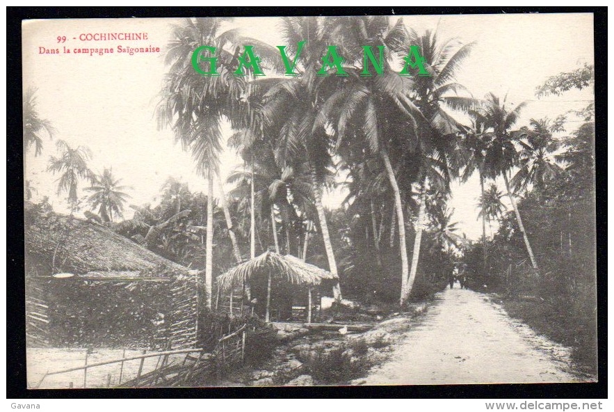 COCHINCHINE - Dans La Campagne Saïgonaise - Vietnam