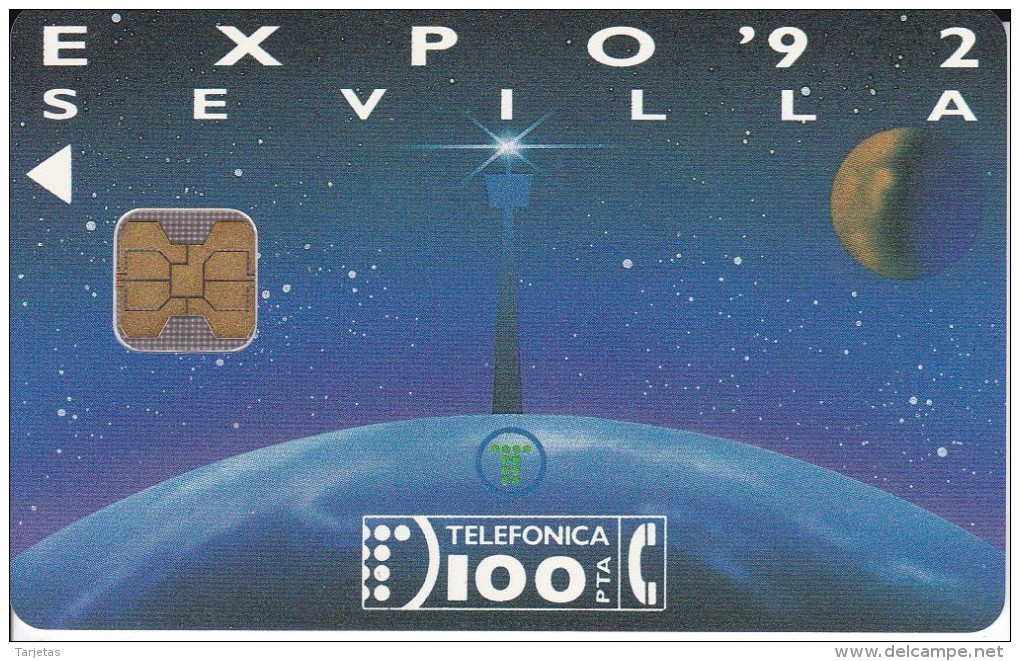 G-004 TARJETA EXPO 92 DE SEVILLA  NUEVA-MINT - Danke-Schön-Karten