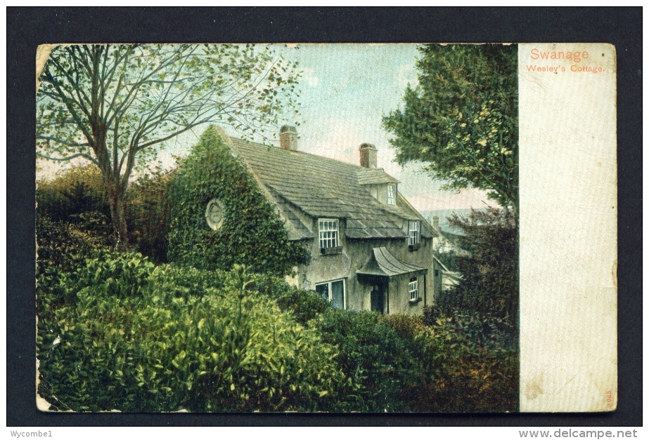 ENGLAND  -  Swanage  Wesley's Cottage  Used Postcard As Scans - Swanage