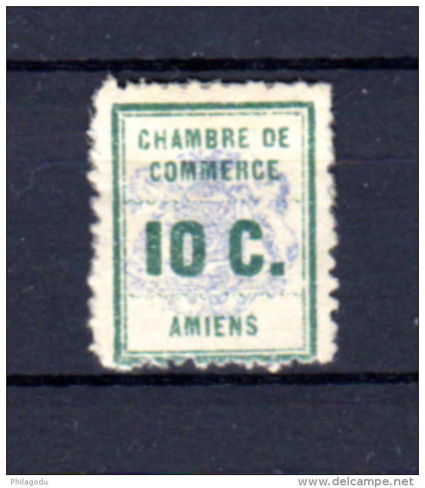 Timbre De Grève, Chambre De Commerce D’Amiens, N°1*, - Sonstige & Ohne Zuordnung