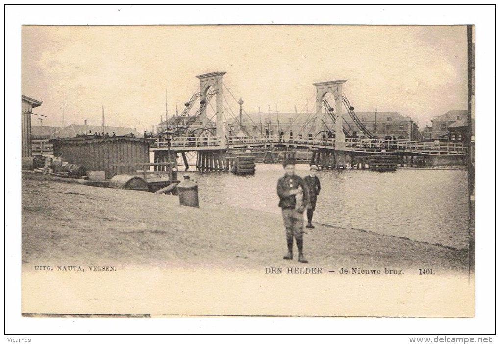 CPA PAYS BAS DEN HELDER De Niewe Brug - Den Helder