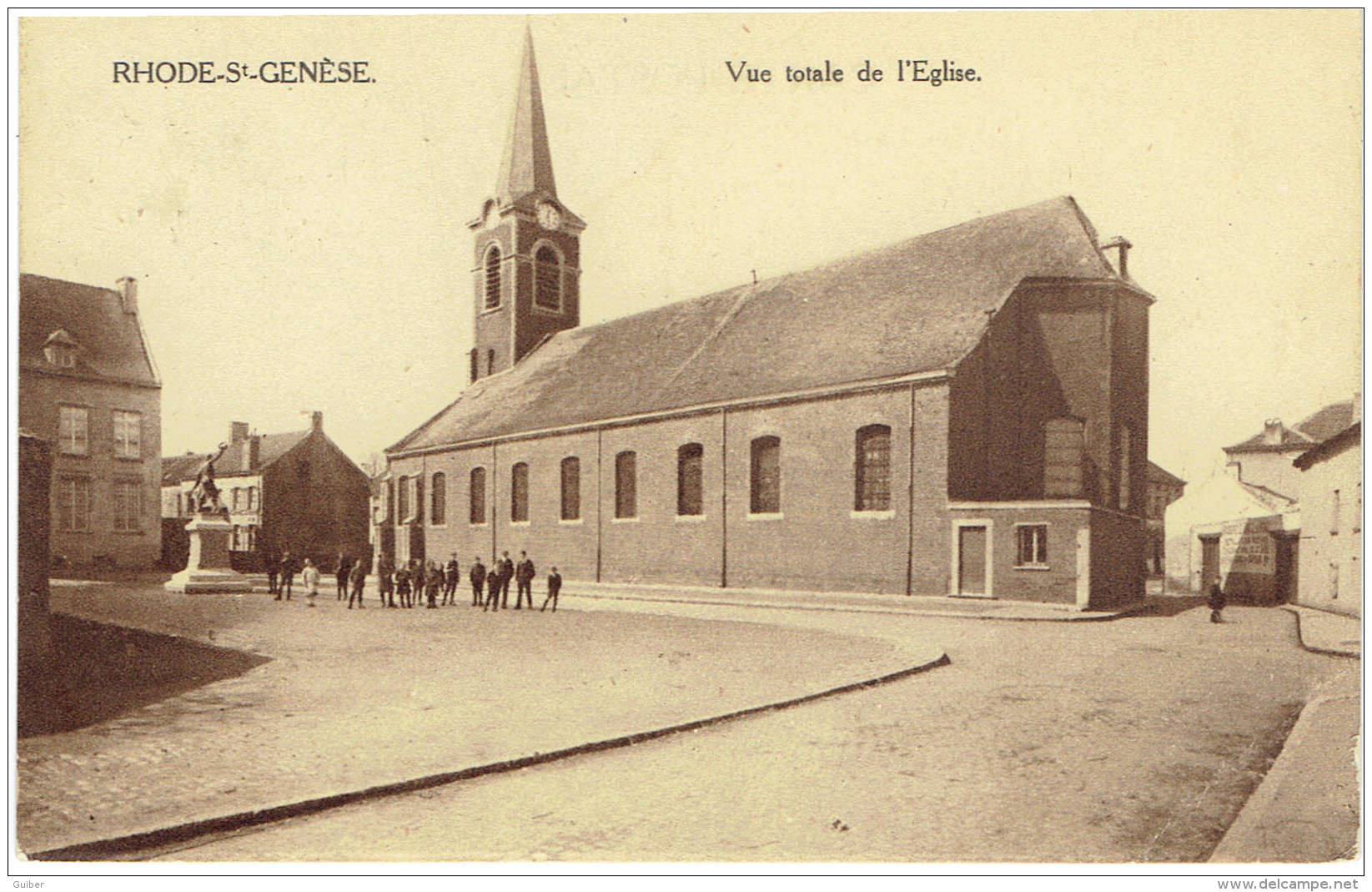 Rhode Sainte Genese Vue Totale De L'église - Rhode-St-Genèse - St-Genesius-Rode