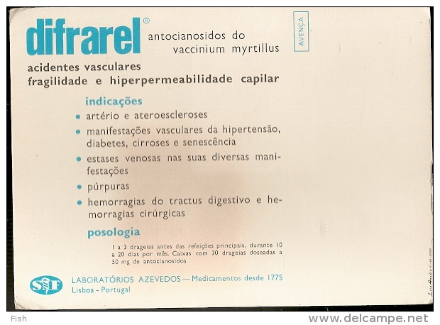 Portugal & Bilhete Postal, Avença, Difrarel Medicamento, Cinderella (341) - Interi Postali