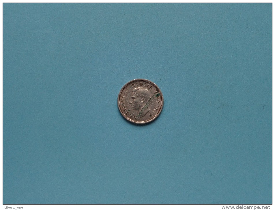 1941 - 3 Pence / KM 848 ( Uncleaned Coin / For Grade, Please See Photo / Scans ) !! - F. 3 Pence