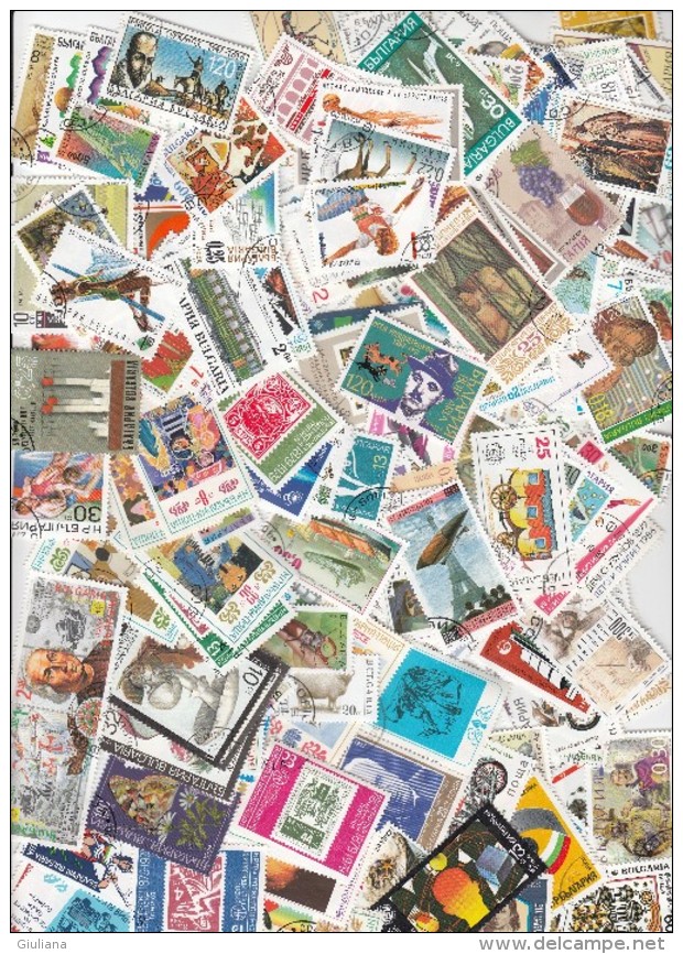 Bulgaria - Stock +250 Stamps Used Vari Periodi - Collections, Lots & Séries