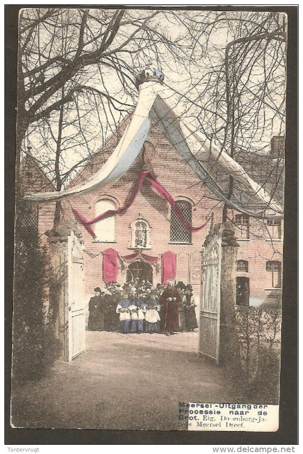 Meersel. Uitgang Der Processie Naar De Grot. Gekleurd - Hoogstraten