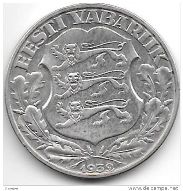 *estonia 2 Krooni 1932  Km 13  Xf+  !!!! Catalog Val 80,00$ - Estonie